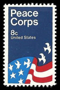 PCBstamps   US #1447 8c Peace Corps, MNH, (4)