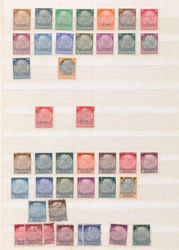 Germany Occupation Luxembourg M&U Collection (Apx 140 Items) ZK2606