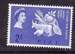 Fiji-Sc#198- id7-unused NH Omnibus QEII set-Freedom from hunger-