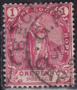 Cape of Good Hope 60 USED 1893 Hope Standing