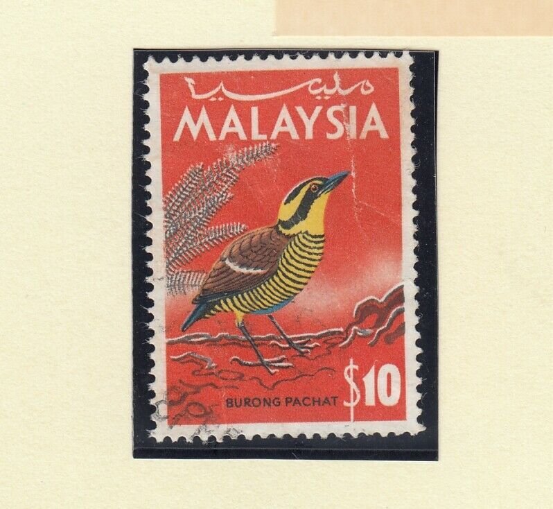 Malaya Johore 1904 10c Dull Purple Black SG67 MH JK5470