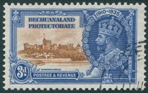 Bechuanaland 1935 3d brown & deep blue Jubilee SG113 used