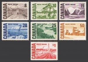 Canada  461-465B, MNH. Definitive 1967-1972. Paintings of Landscapes.