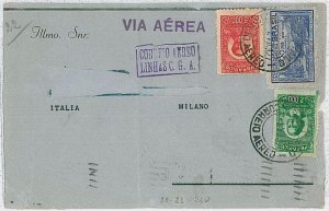 37409 - BRAZIL - Postal History : AIRMAIL COVER to MILANO, Italy  1932