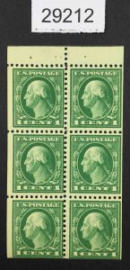 US STAMPS  #498e MINT OG NH BOOKLET LOT #29212