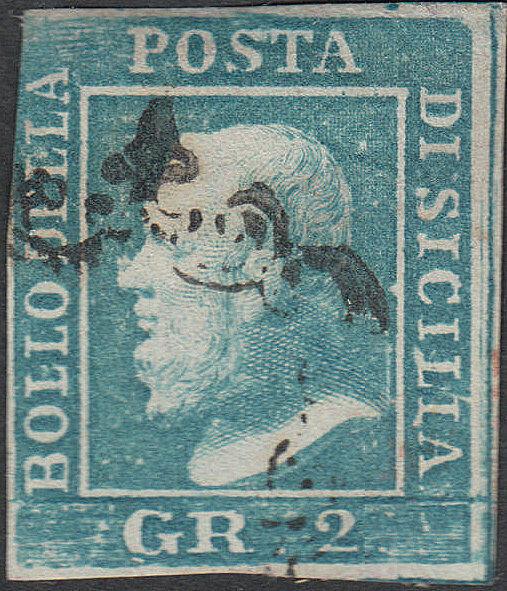 TWO SICILIES 2 Gr  Used FVF (51418)