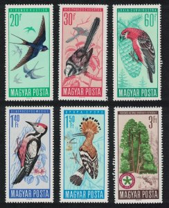 Hungary Protection of Birds 6v 1966 MNH SG#2184-2189 MI#2231-2236A