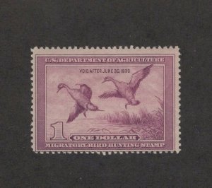 RW5 Federal Duck Stamp 1938 MH.OG.    #02 RW5mhc