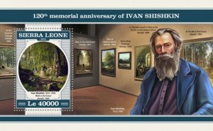 Sierra Leone - 2018 Ivan Shishkin - Stamp Souvenir Sheet - SRL18203b 