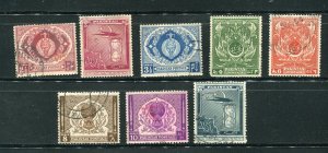 pakistan 55 - 62 Independence Anniversary Used Stamp Set 1951