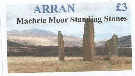 ARRAN - 2014 - Machrie Moor-Imperf Single Stamp-Mint Never Hinged-Private Issue