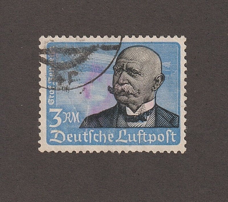 EDSROOM-11632 Germany C56 Used 1934 Top Value Zeppelin Airmail CV$42.50