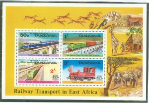 Tanzania #65a Mint (NH) Souvenir Sheet