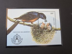 Vietnam 1986 Sc bird set MNH