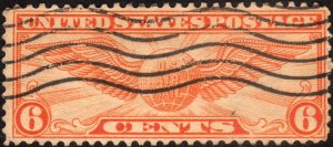 1934, US 6c, Used, Winged Globe, Sc C19