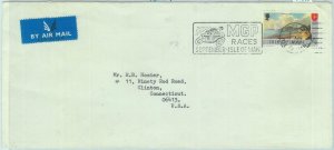 84869 - ISLE of MAN - POSTAL HISTORY - postmark on COVER 1973 - MOTORCYCLES