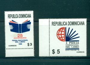 Dominican Rep. - Sc# 1271-2. 1998 Book Fair. MNH $5.15.