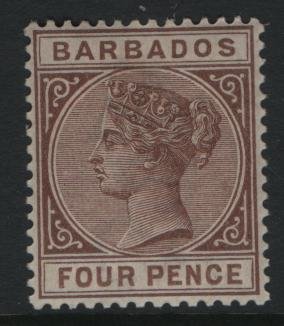 BARBADOS  65    MNH   QUEEN VICTORIA ISSUE