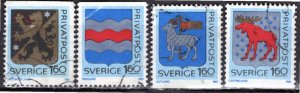 Sweden; 1983: Sc. # 1456-1459: Used Cpl. Set