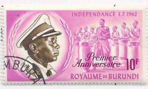 Burundi #49 Independence  (U) CV $0.30