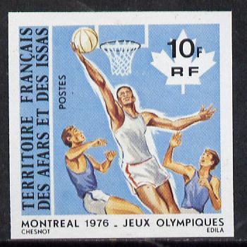 French Afars & Issas 1976 Montreal Olympics 10f Baske...