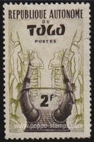 Anglo French Occupation of Togo SG#199 Mint - 1957 2f. -