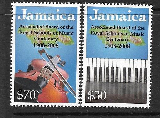 JAMAICA SG1151/2 2008 ABRSM MNH