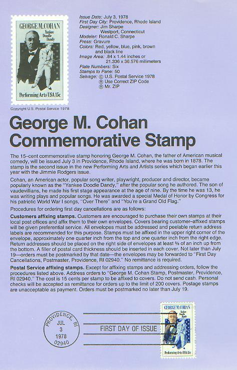 George M. Cohan (USCPF1756)