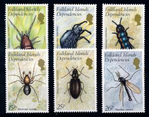 [65696] Falkland Islands Dependencies 1982 Insects Spiders  MLH