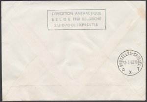 BELGIUM ANTARCTIC 1960 cover - South Pole Expedition........................M844