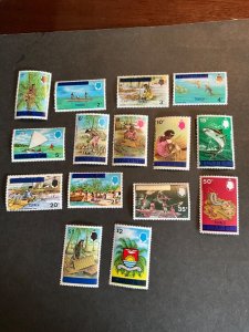 Stamps Tuvalu 1-15 hinged