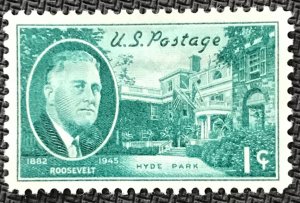 US #930 MNH Single F. Delano Roosevelt Hyde Park SCV $.25 L35