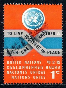 United Nations - New York #104 Single Used