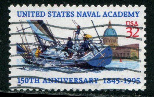 3001 US 32c US Naval Academy, used