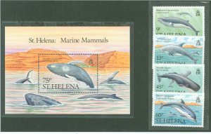 St. Helena #483-87 Mint (NH) Single (Complete Set)