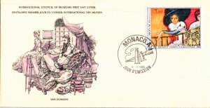 Monaco, Worldwide First Day Cover, Art