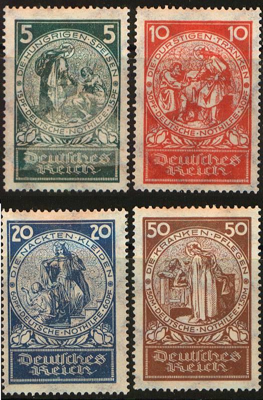 Germany, Scott B8-B11, complete set, mint