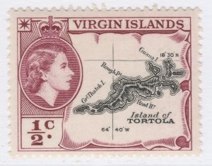 BRITISH VIRGIN ISLANDS 1956 1/2c MH* Stamp A30P16F42016-