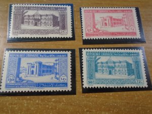 Lebanon  #  163-66  Mint XH set