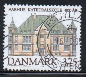 Denmark Sc 1020 1995 Aarhus Cathedral School stamp  used
