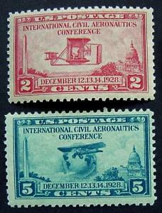 USA, Scott 649-650, MNH