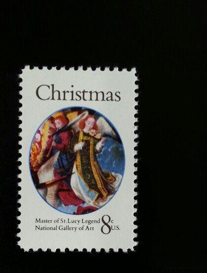 1972 8c Christmas Angels, Master of St. Lucy Legend Scott 1471 Mint F/VF NH
