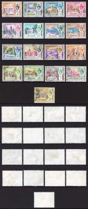 Bermuda SG163/79 Set of 18 Used (6d U/M)