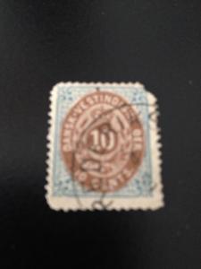 Danish West Indies sc 10c u