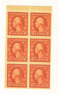 US# 499e Booklet Pane, Hinged, Cat=$4.00