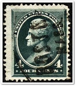 SC#211 4¢ Andrew Jackson (1883) Used 