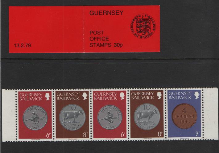 Guernsey  1979 booklet 30 p arms of Guernsey