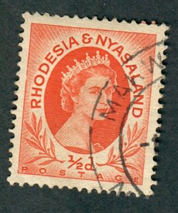 Rhodesia and Nyasaland #141 used single