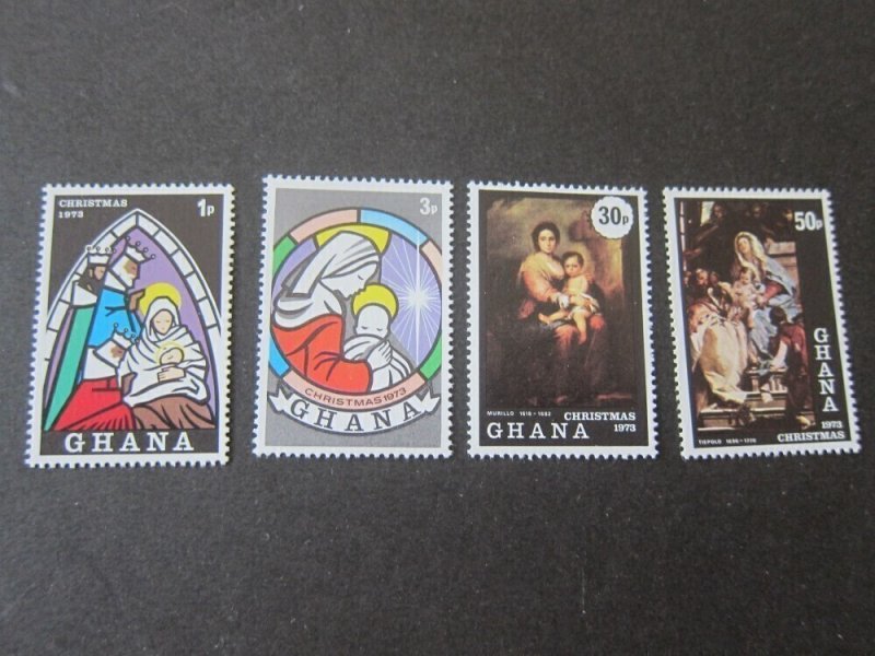 Ghana 1973 Sc 508-11 Christmas Religion set MNH