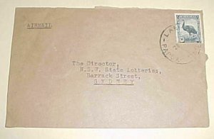 AUSTRALIA  PAPUA AR LAE TO AUSTRALIA 1946 USE OF OHMS COVER